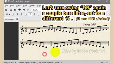 Eighth Note Swing Music Sheet Tutorial Decoration Dune Chambre