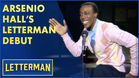 arsenio hall makes his stand up debut on letterman youtube