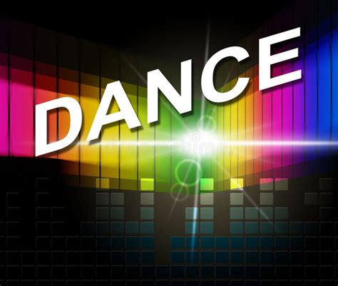 Dance Music Indicates Sound Track And Soundtrack Stock Illustration