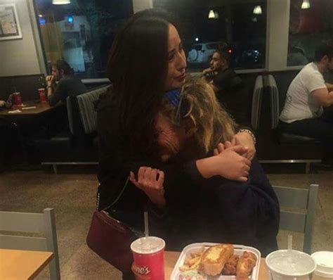 Photo Captures Moment Homeless Woman Breaks Down After Being Bought A