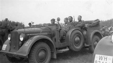 Horch 901 Wehrmacht Pkw Car 16 World War Photos