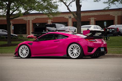 Pink Acura Nsx At Drip Drop Exotics Car Show