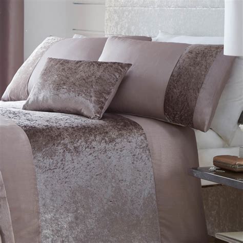 Mink Duvet Covers Faux Silk Crushed Velvet Quilt Cover Bedding Sets