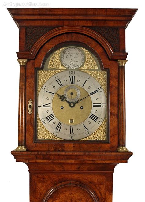 Antiques Atlas Walnut Longcase Clock By Chater Of London