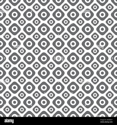 Two Different Sized Squares With Circles Seamless Repeat Pattern