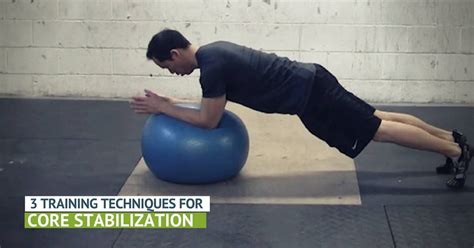 Core Stabilization Exercises Unique Ways To Train The Core