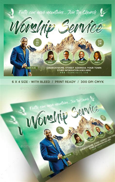 35 Free Church Flyer Templates In Psd For Quick Customization And