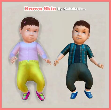 Skins Of Baby Set 4 At Nathalia Sims Sims 4 Updates