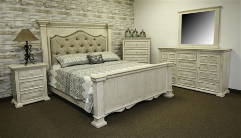 Use the kennedy distressed white queen bedroom set by ashley furniture to make sure your bedroom has the dreamy rustic farmhouse look of your dreams! LMT Rustic | VMABEL-COL Terra White Rustic Bedroom Set ...