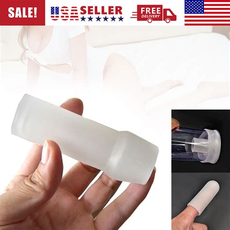 New Penis Stretcher Vacuum Enhancer Enlarger Silicone Male Sleeve For Men Ebay