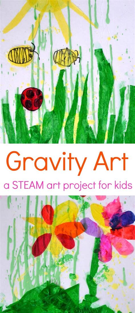 Gravity Painting A Steam Art Project For Kids