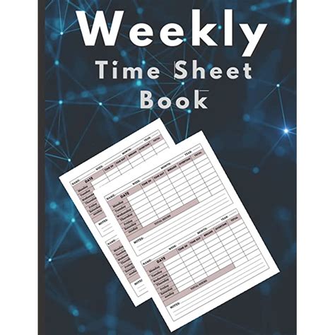 Buy Weekly Time Sheet Log Book Weekly Timesheet Log Book To Recording