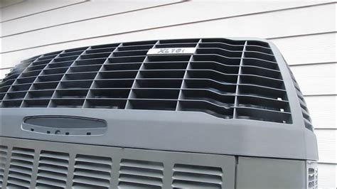 Trane Xl16i And Goodman Central Air Conditioners Youtube
