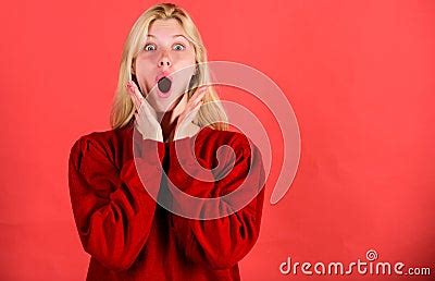 Surprised Woman Cant Believe Her Eyes Christmas Is Coming Soon Lack Of Time Shocked Face
