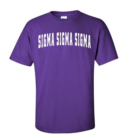 Sigma Sigma Sigma Letterman T Shirts Sale 1595 Greek Gear®
