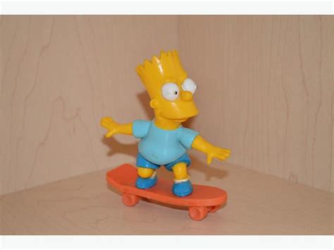 1990 Bart Simpson Skateboard Figure 4 West Shore Langfordcolwood