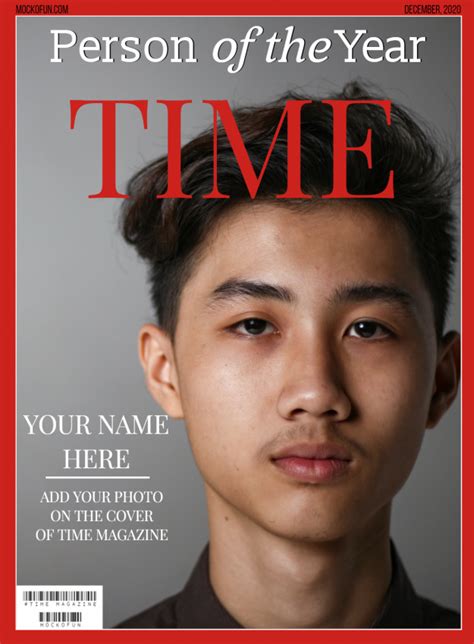 Free Time Magazine Cover Template Mockofun