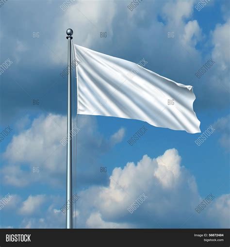 White Flag Image And Photo Free Trial Bigstock