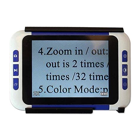 boblov 2 32x 3 5 color lcd lupa electronic reading digital magnifier low vision for reading aid