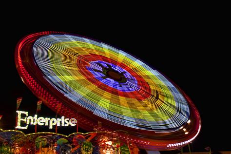 The Enterprise Amusement Park Ride Photograph By Deb Fruscella Fine