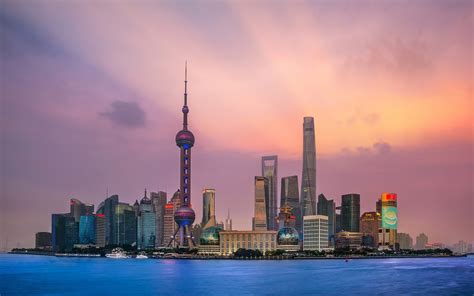 2880x1800 China Shanghai City Skyscraper Macbook Pro Retina Wallpaper
