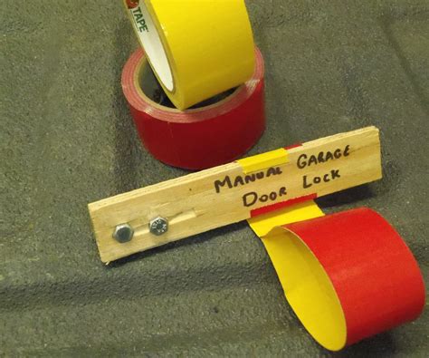 You can quickly fix your locks by adjusting. Manual Garage Door Lock : 6 Steps - Instructables