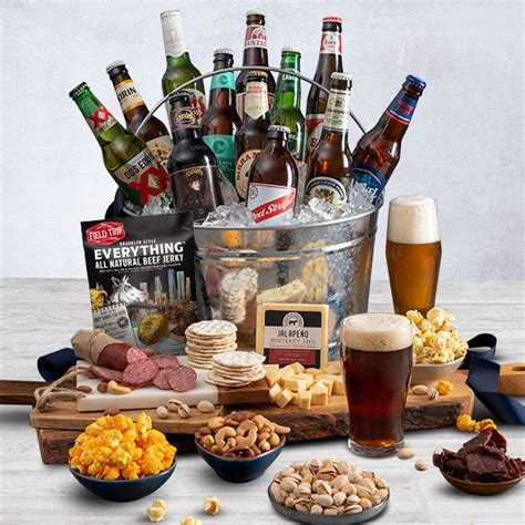 Alcohol T Basket With Beer By