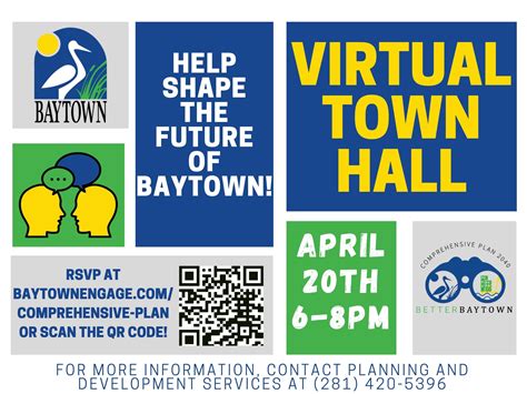 Virtual Town Hall Comprehensive Plan 2040 Baytown Engage