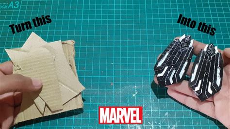 How To Make Captain Americas Wakandan Shield Out Of Cardboard Diy