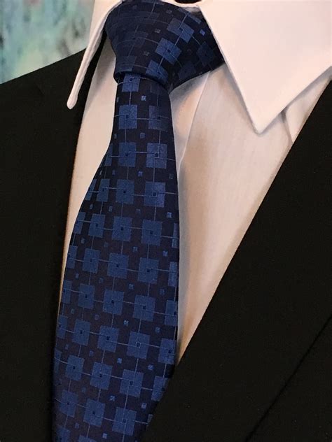 Ties For Navy Suite Mens Navy And Blue Classic Necktie