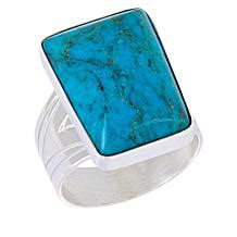 Jay King Sterling Silver Compressed Turquoise Composite Ring