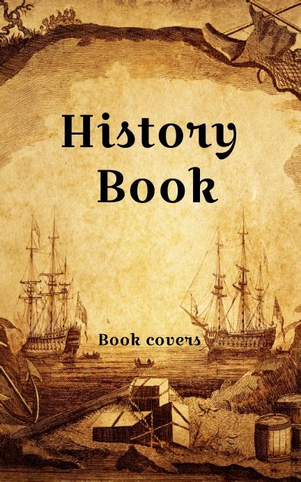 Copy Of History Book Cover Design Postermywall