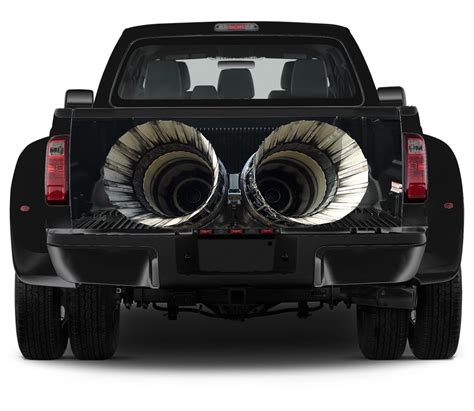 Vinyl Tailgate Wrap Full Color Fighter Jet Exhaust Graphics Etsy