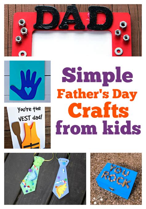 Easy Father S Day Craft Ideas