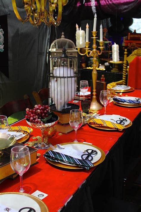 Harry Potter Party Table Decorations Potter Fromhousetohome