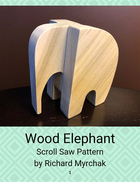 Wood Elephant Scroll Saw Pattern Etsy