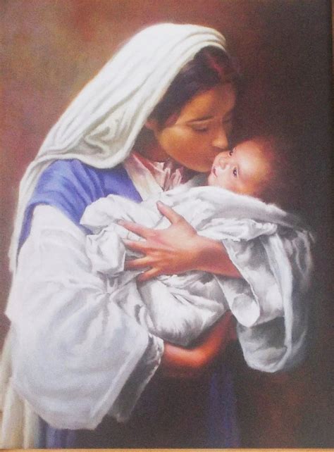Matka Boska CygaŃska Całująca Oblicze Boga Obraz 9772310282
