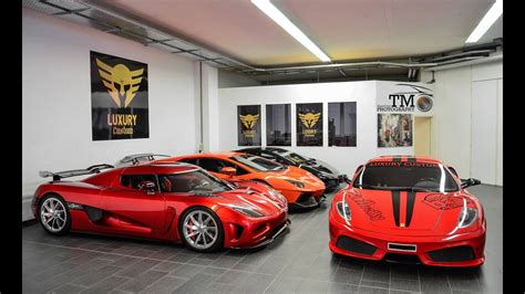 Luxury Customs Garage Supercars In Switzerland Youtube