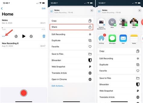 To be safe, ensure recordings you do reinstall the voice memo app from the app store. How to share Voice Memos on iPhone, iPad, and Mac