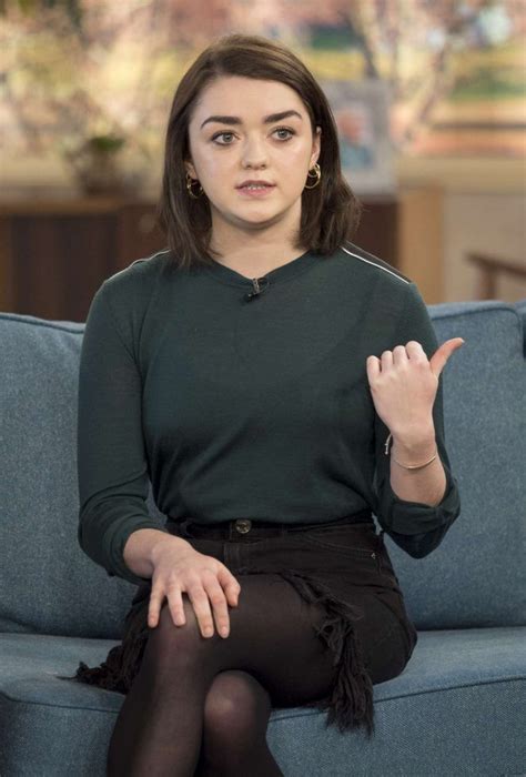 Maisie Williams This Morning Tv Show In London