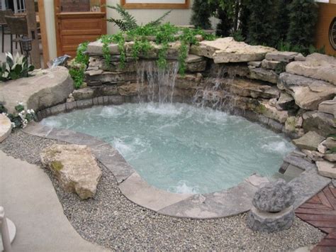 20 Waterfall Hot Tub Design