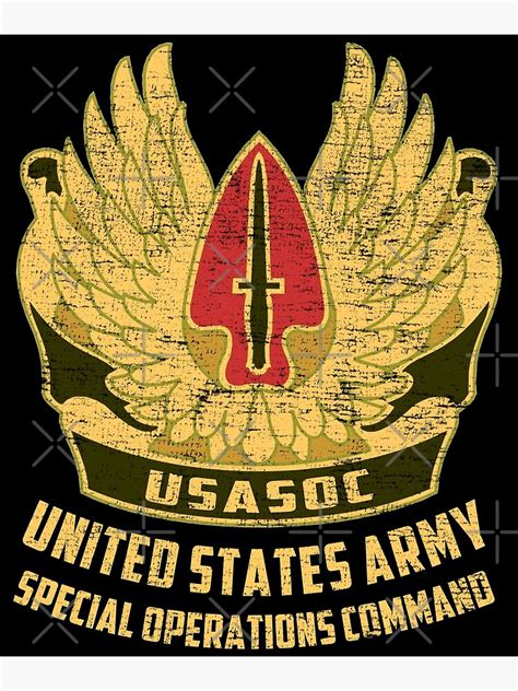 Usasoc United States Army Special Operations Command Usa Army 1906