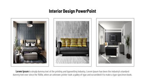 Modern Style Interior Design Ppt