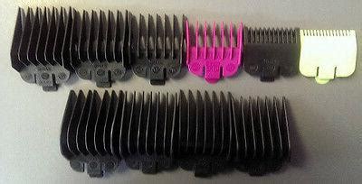 So men have to be aware of what cut they want and then select the length of hair each generally, clipper sets provide 8 guards, and it corresponds to the quantity of hair left after it has been used. WAHL Clipper Guard Attachment Combs - SIZES: 0.5/1/1.5/2/3/4/5/6/7/8