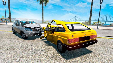 COLOQUEI CARROS BRASILEIROS NO BEAMNG DRIVE Volkswagen Gol Renault