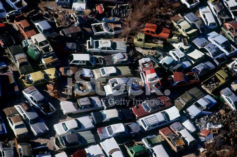 Car Junkyard Stock Photo Royalty Free Freeimages