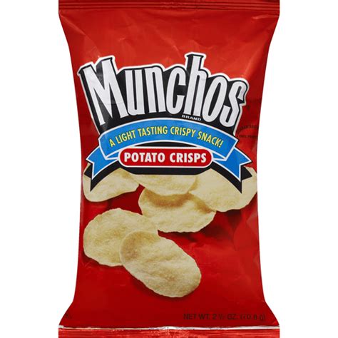 Munchos Potato Crisps 25 Oz Bag Snack Mixes Carlie Cs