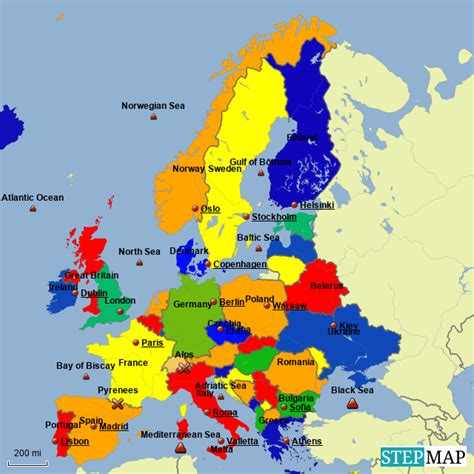 Large Detailed Map Of Europe 88 World Maps Images