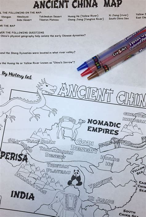 Ancient China Worksheet