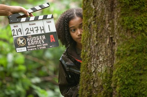 Newunseen Set Photo Of Amandla Stenberg As Rue From The Hunger Games